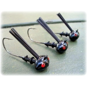 "Rapture Series" Football Jig Head - Black Unskirted (1 pack) "Rapture Series" Football Jig Head - Black Unskirted (1 pack)