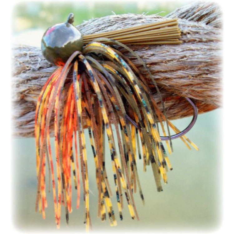 "Rapture Series" Football Jig - Ozark Orange