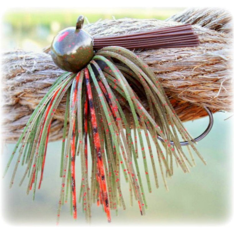 "Rapture Series" Football Jig - Red Olive "Rapture Series" Football Jig - Red Olive