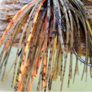 Custom Jig Skirt - Orange Craw (2 Pack) Custom Jig Skirt - Orange Craw (2 Pack)