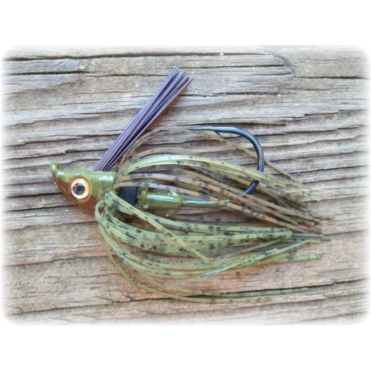 "Cut 'n Edge" Swim Jig - Camo Craw